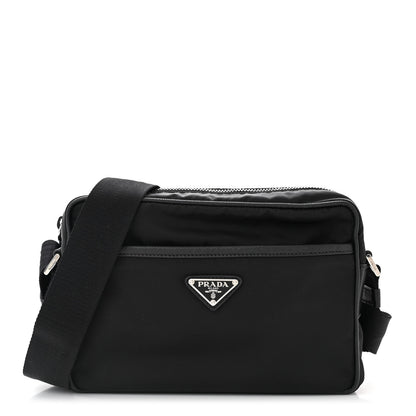Prada Tessuto Nylon Messenger Bag Black 1 of 11