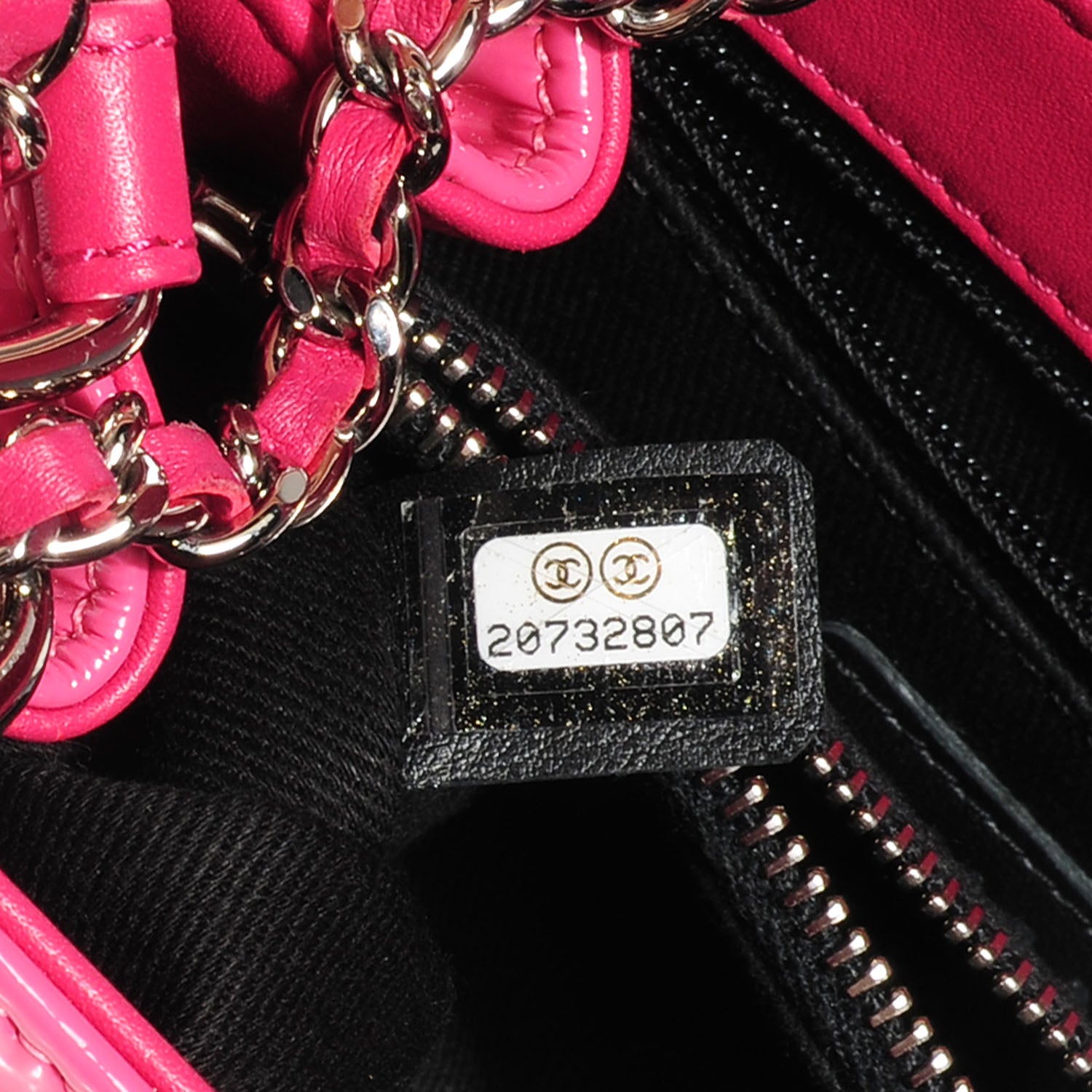 Chanel Patent Quilted Coco Shine Small Accordion Flap Pink 7 of 7