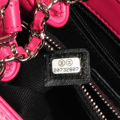 Chanel Patent Quilted Coco Shine Small Accordion Flap Pink 7 of 7