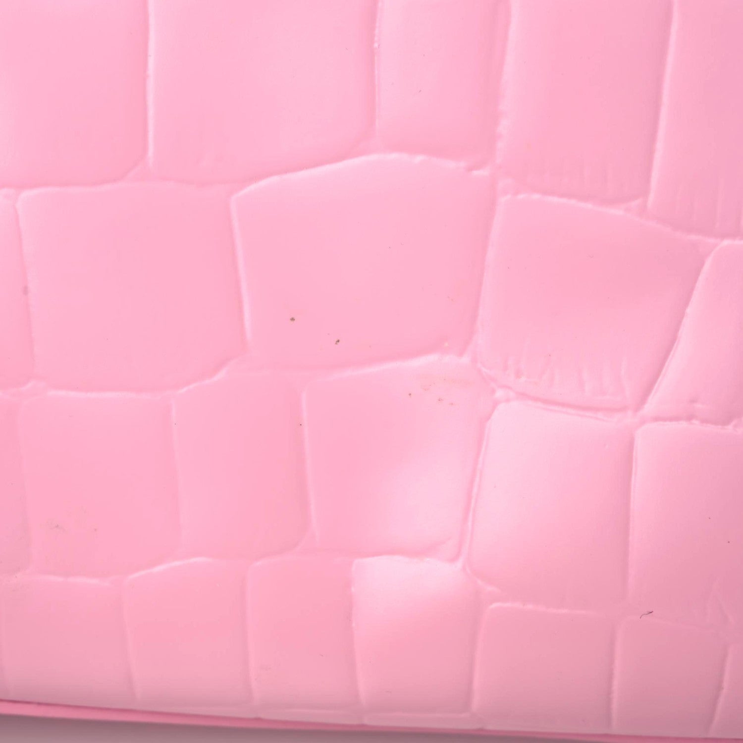 Balenciaga Semi Shiny Calfskin Crocodile Embossed Neo Classic Silver Hardware Mini City Pink 12 of 22