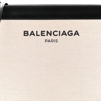 Balenciaga Cotton Canvas Pochette Crossbody Bag Black 9 of 11
