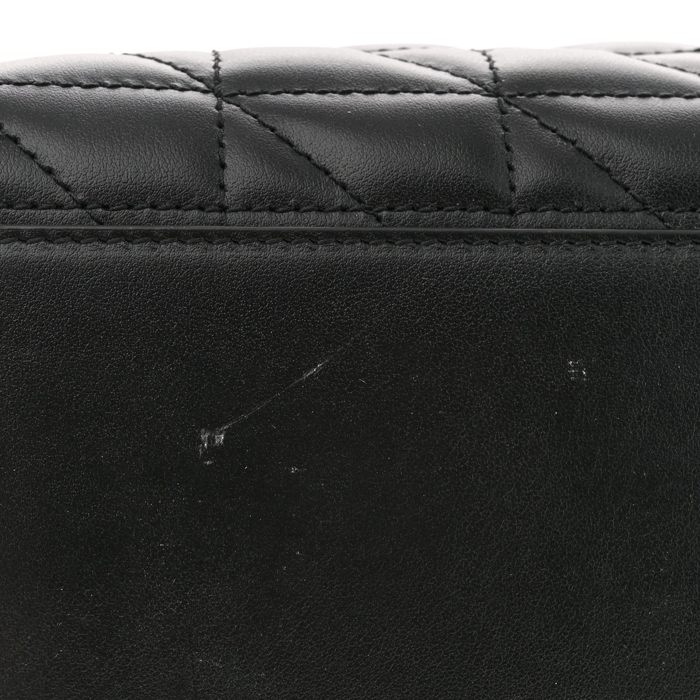 Calfskin Matelasse Aria Medium GG Marmont Shoulder Tote Black