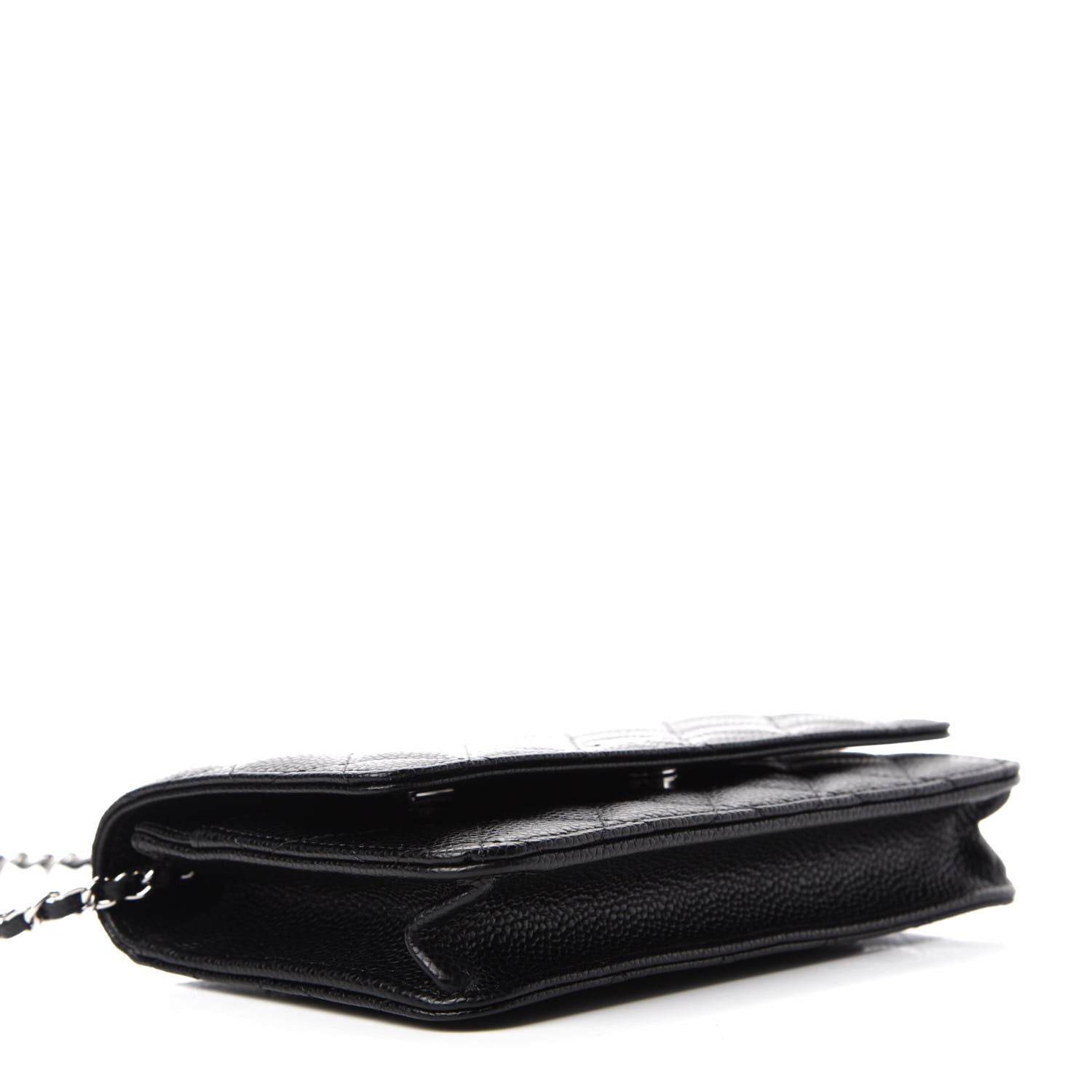Chanel Caviar Quilted Wallet On Chain WOC Black 4 of 12