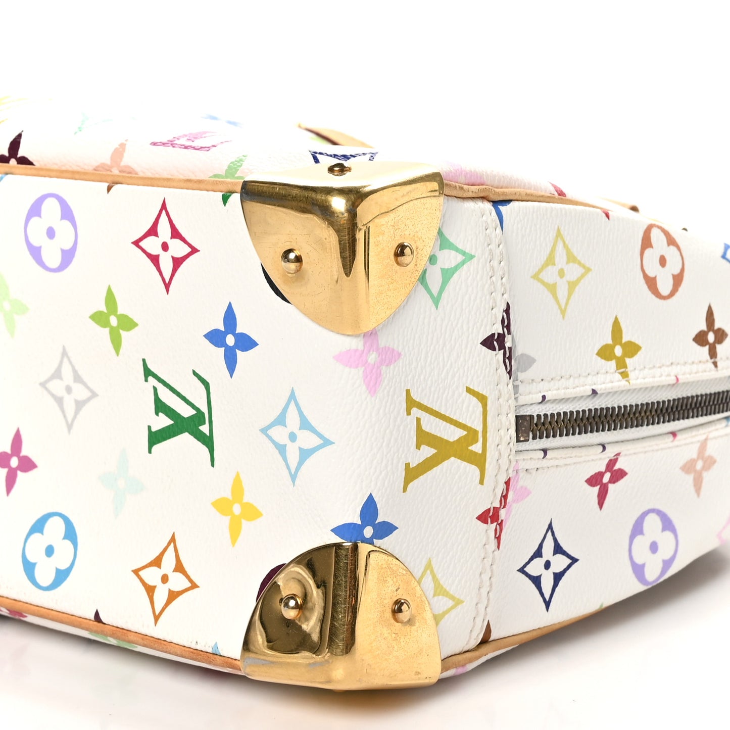 Monogram Multicolor Trouville White