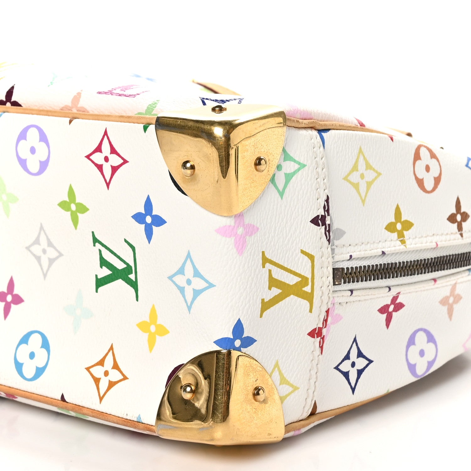Louis Vuitton Monogram Multicolor Trouville White 9 of 10