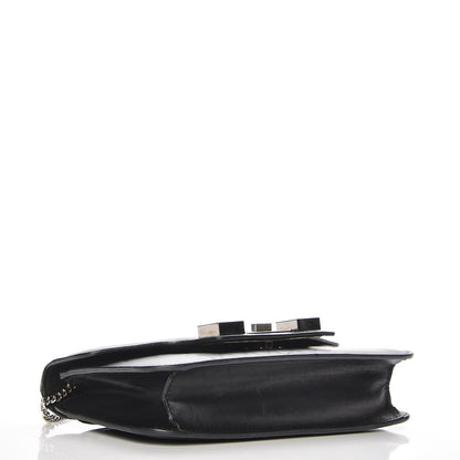Proenza Schouler Calfskin Embossed Crosshatch PS11 Chain Wallet Black 4 of 8
