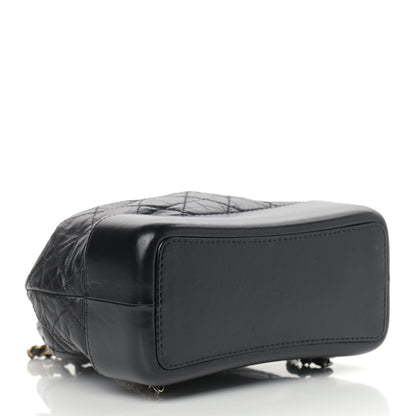 Chanel Aged Calfskin Quilted Small Gabrielle Backpack Black 4 of 12