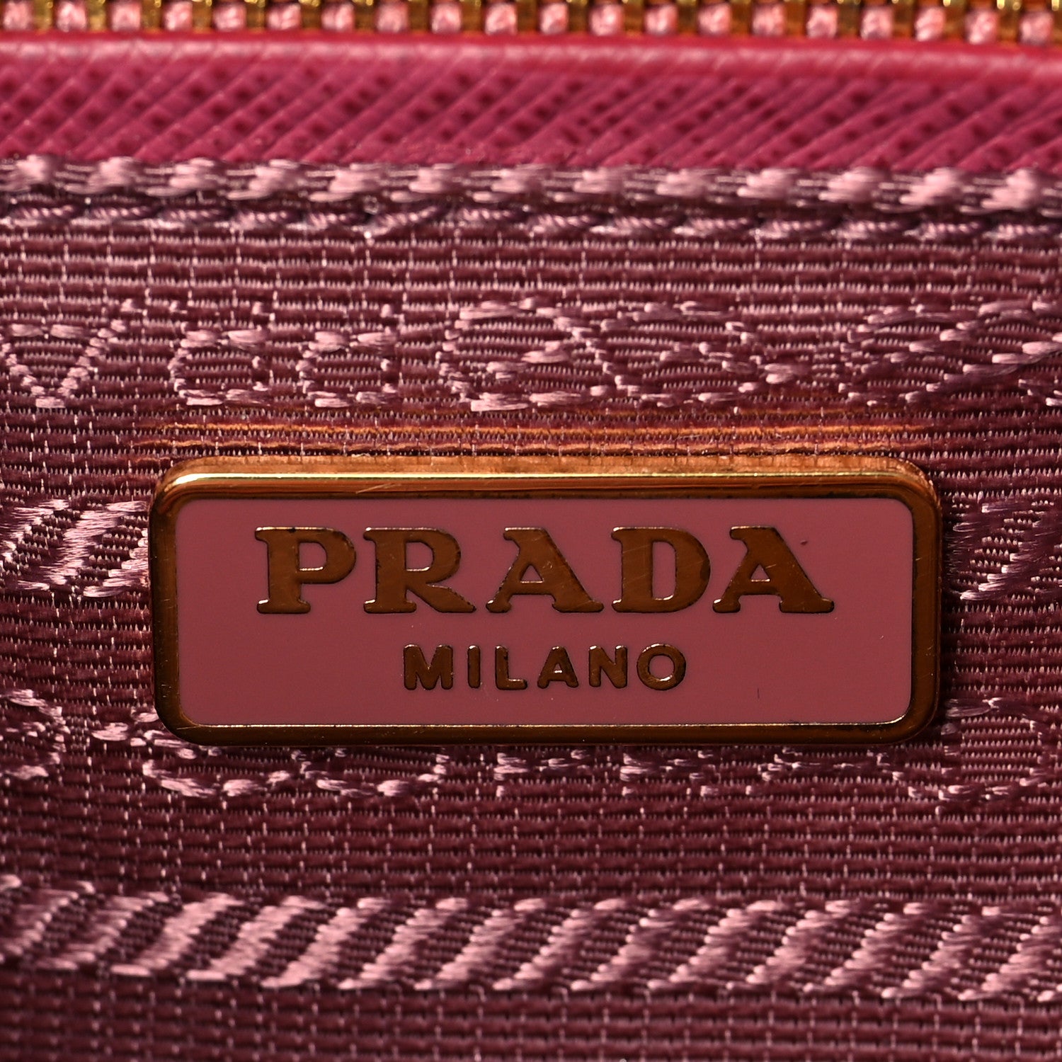 Prada Nylon Tessuto Impunture Quilted Flap Pink 6 of 8