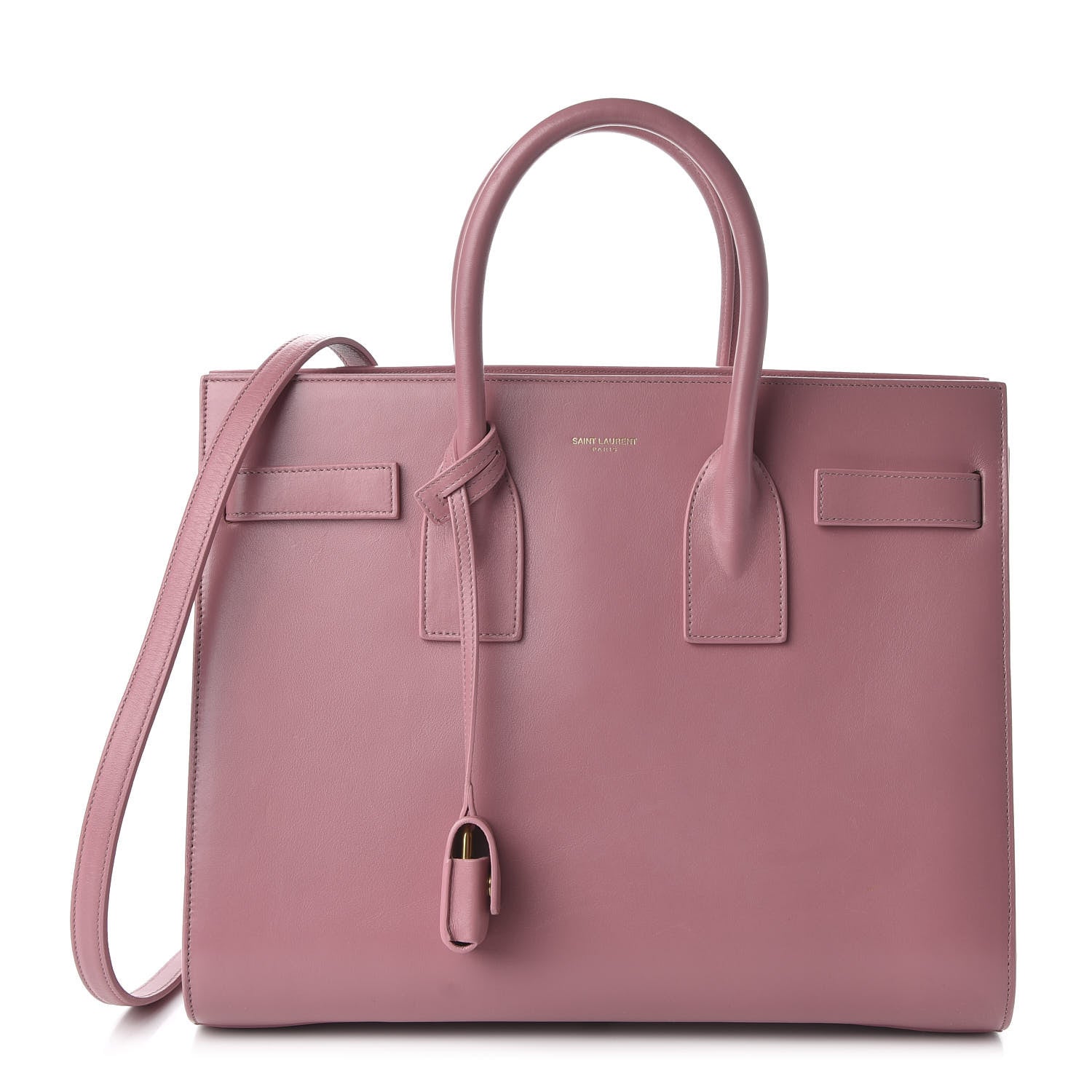 Saint Laurent Calfskin Small Sac De Jour Dark Rose 1 of 9