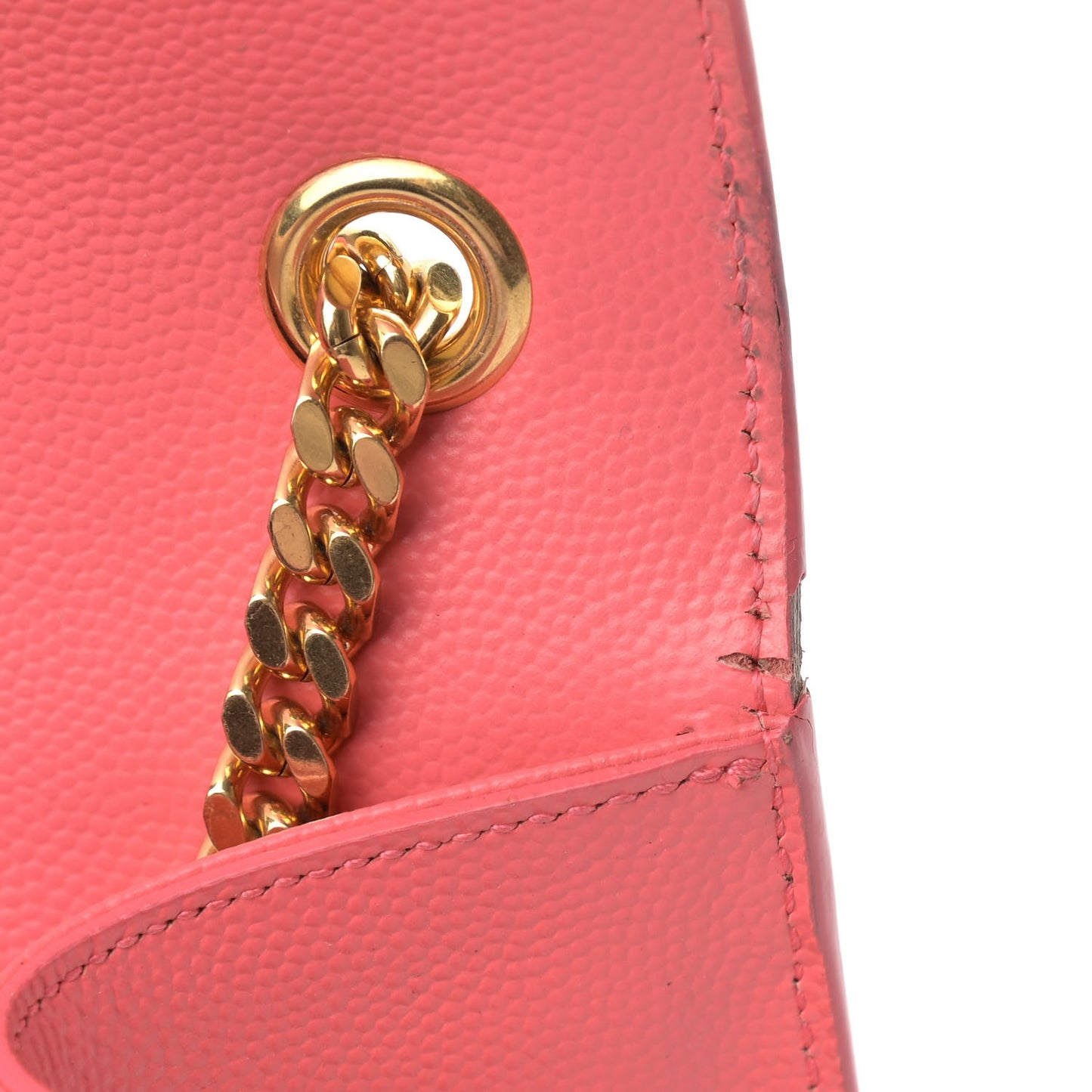 Grain De Poudre Medium Classic Monogram Kate Satchel Rose Clair