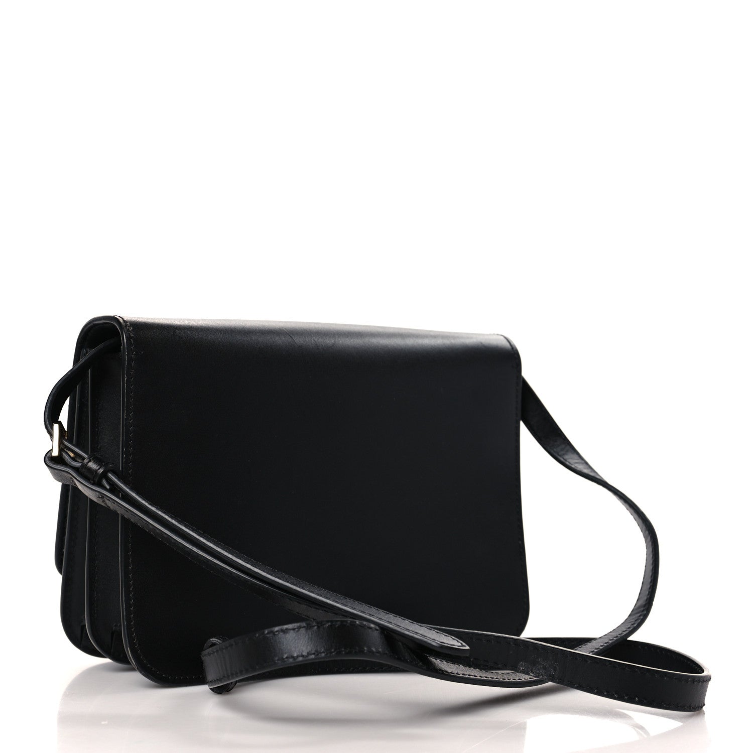 Burberry Calfskin Medium TB Bag Black 3 of 10