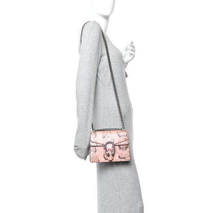Gucci Snakeskin Enamel Mini Dionysus Shoulder Bag Pastel Pink 2 of 17