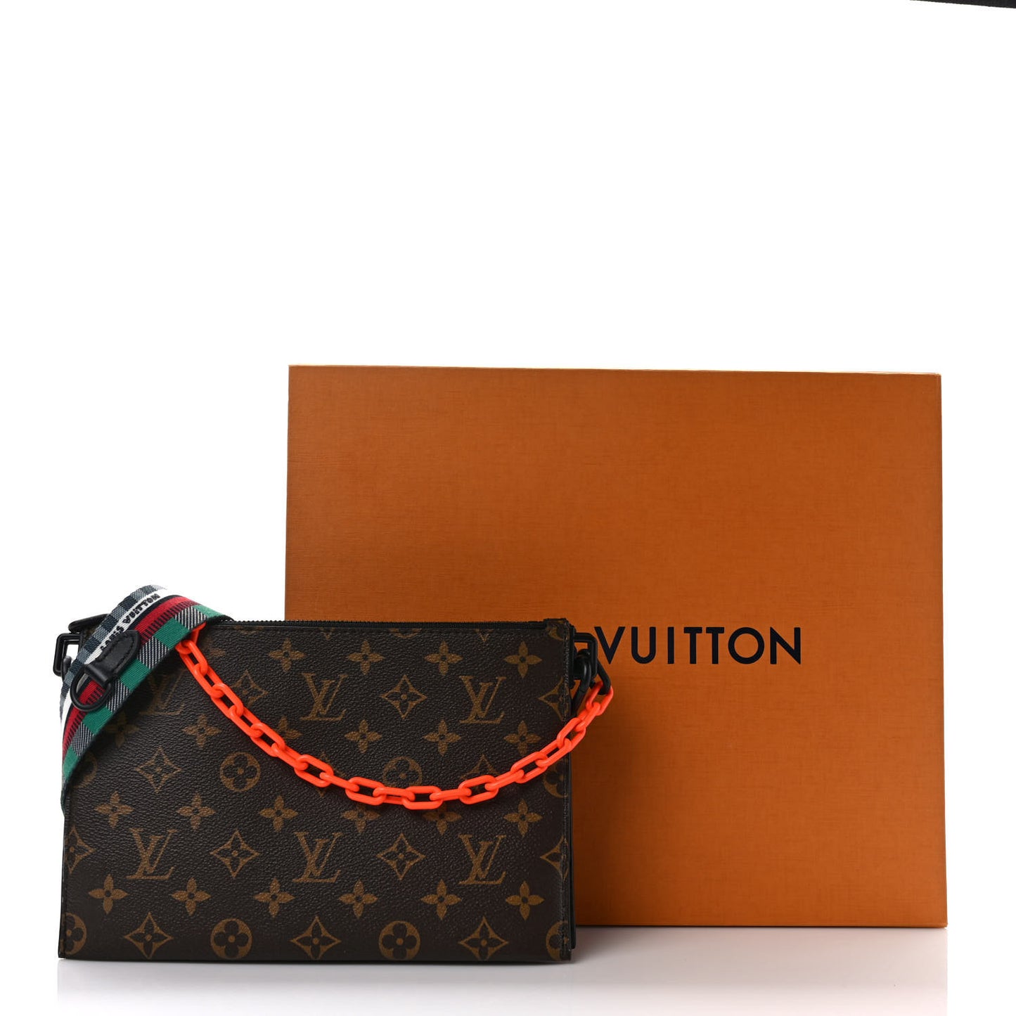 Taurillon Monogram Trio Messenger Black Multicolor