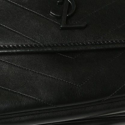 Saint Laurent Lambskin Matelasse Monogram Medium Niki Chain Satchel Black 27 of 33