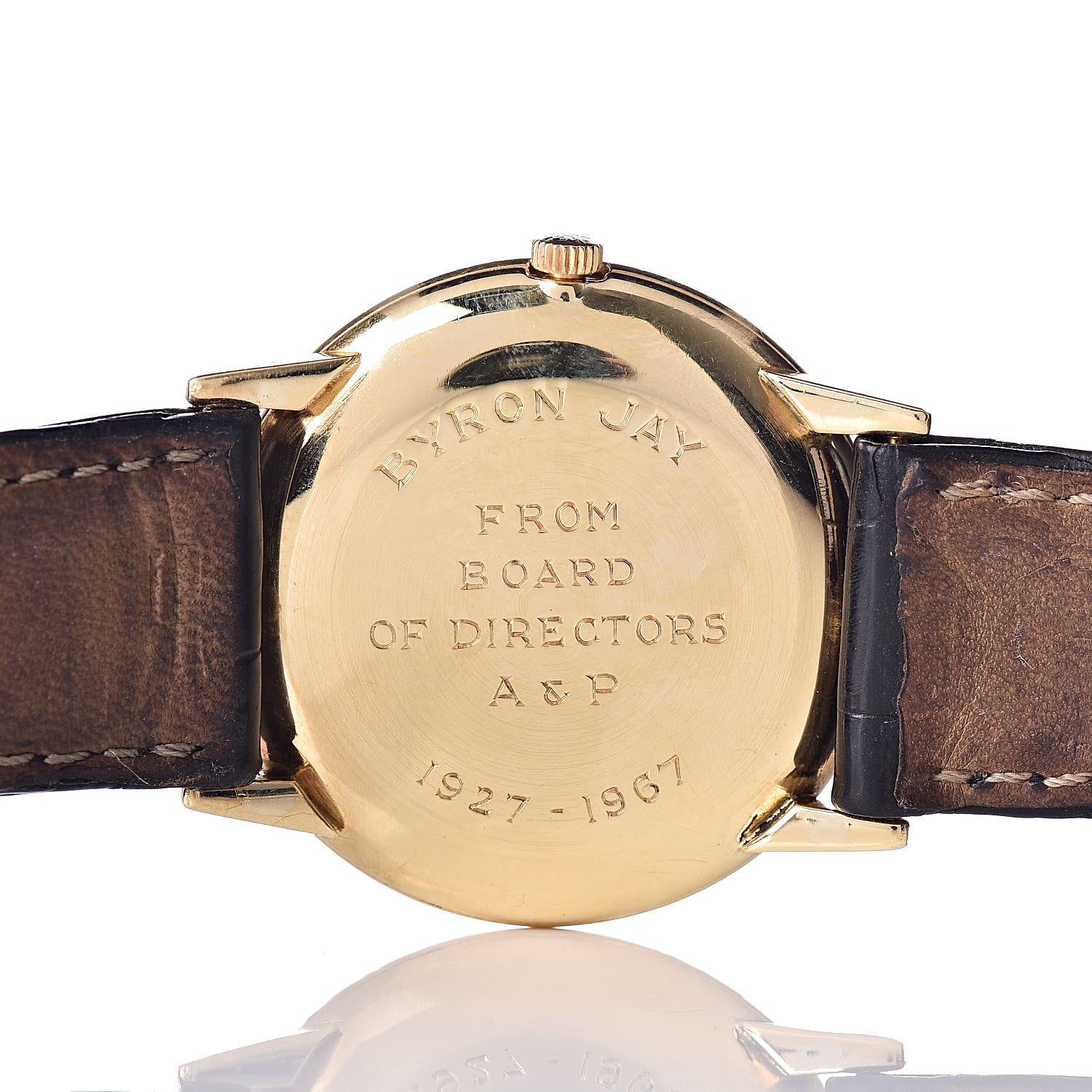 Patek Philippe 18K Yellow Gold Alligator 32mm Calatrava Manual Winding Watch 3536 5 of 7