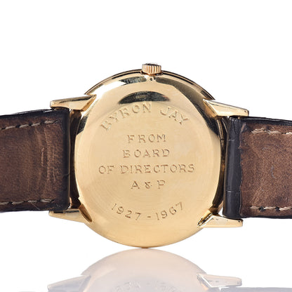 Patek Philippe 18K Yellow Gold Alligator 32mm Calatrava Manual Winding Watch 3536 5 of 7