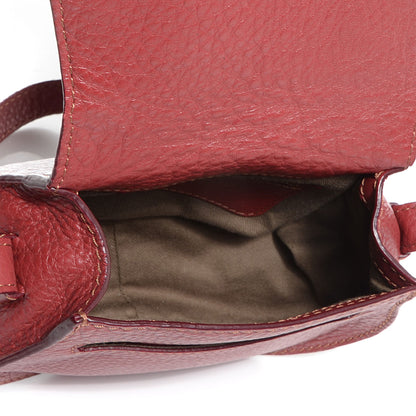 Chloe Calfskin Mini Marcie Round Crossbody Bag Berry Cupcake 5 of 9