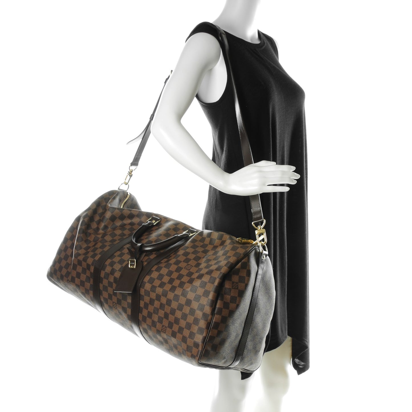 Damier Ebene Keepall Bandouliere 55