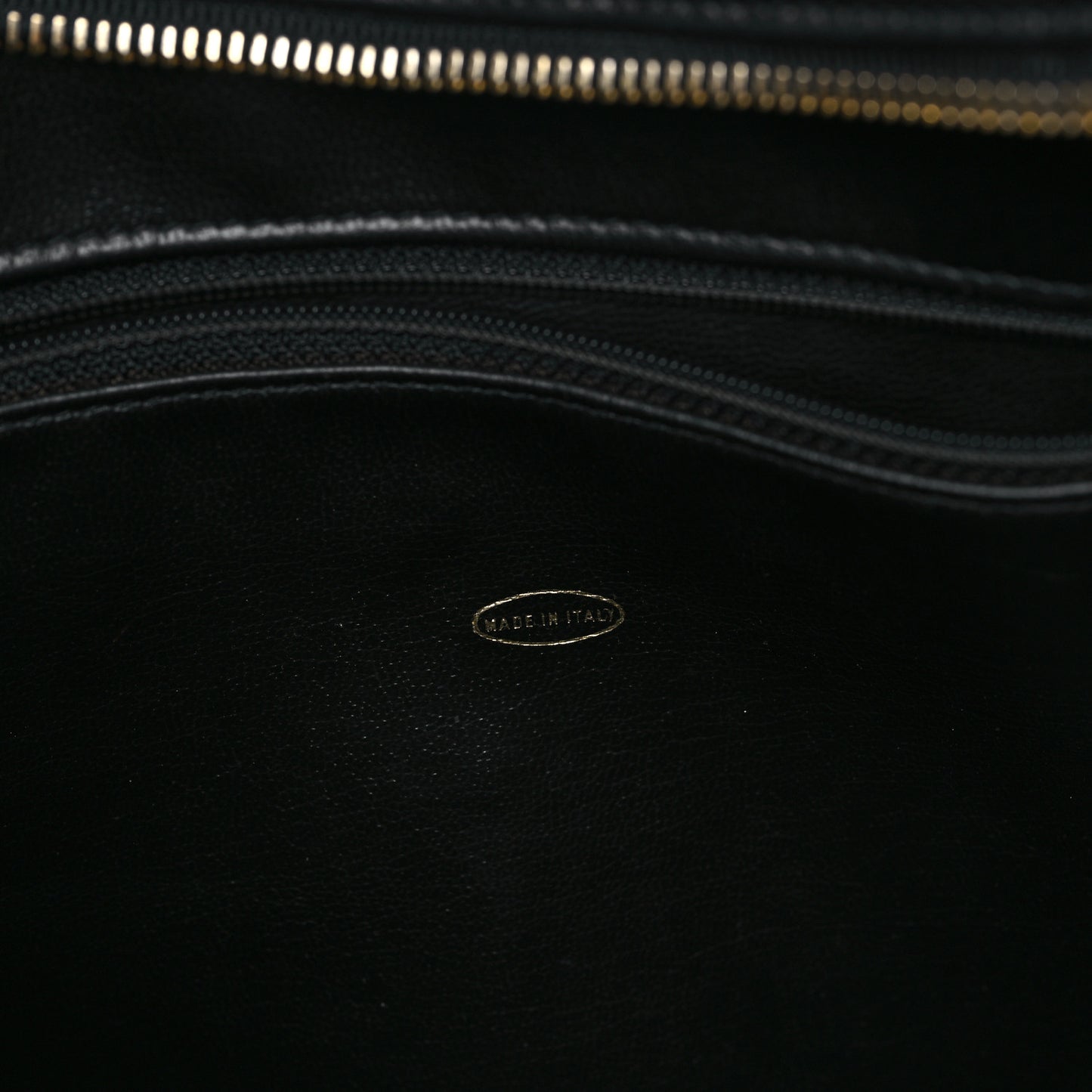 Lambskin Quilted CC Shoulder Bag Black