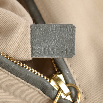 Chloe Calfskin Studded Small Marcie Satchel Stone 7 of 9