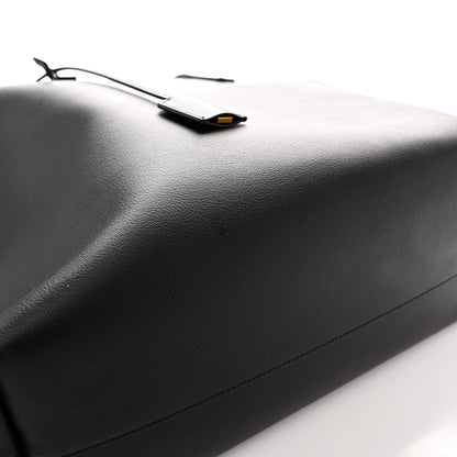 Saint Laurent Calfskin Large Shopping Tote Black 12 of 13
