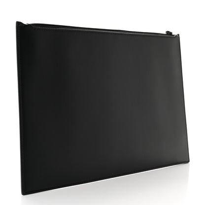 Alexander McQueen Calfskin Graffiti Zip Pouch Black 3 of 6