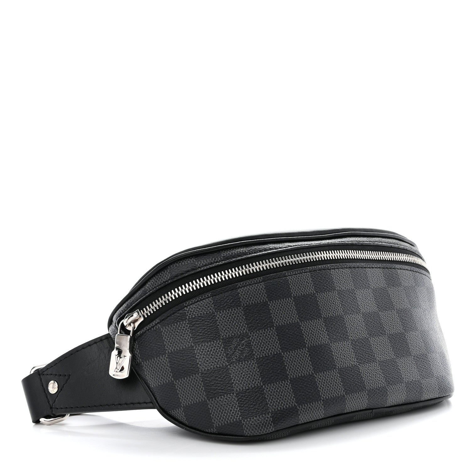 Louis Vuitton LOUIS VUITTON Damier Graphite Campus Bumbag Black 4 of 9
