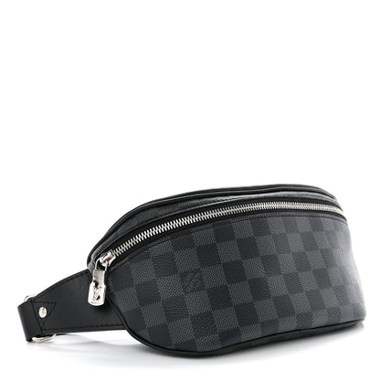 Louis Vuitton LOUIS VUITTON Damier Graphite Campus Bumbag Black 4 of 9