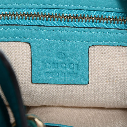 Gucci Calfskin Medium Jackie O Hobo Light Blue 6 of 7
