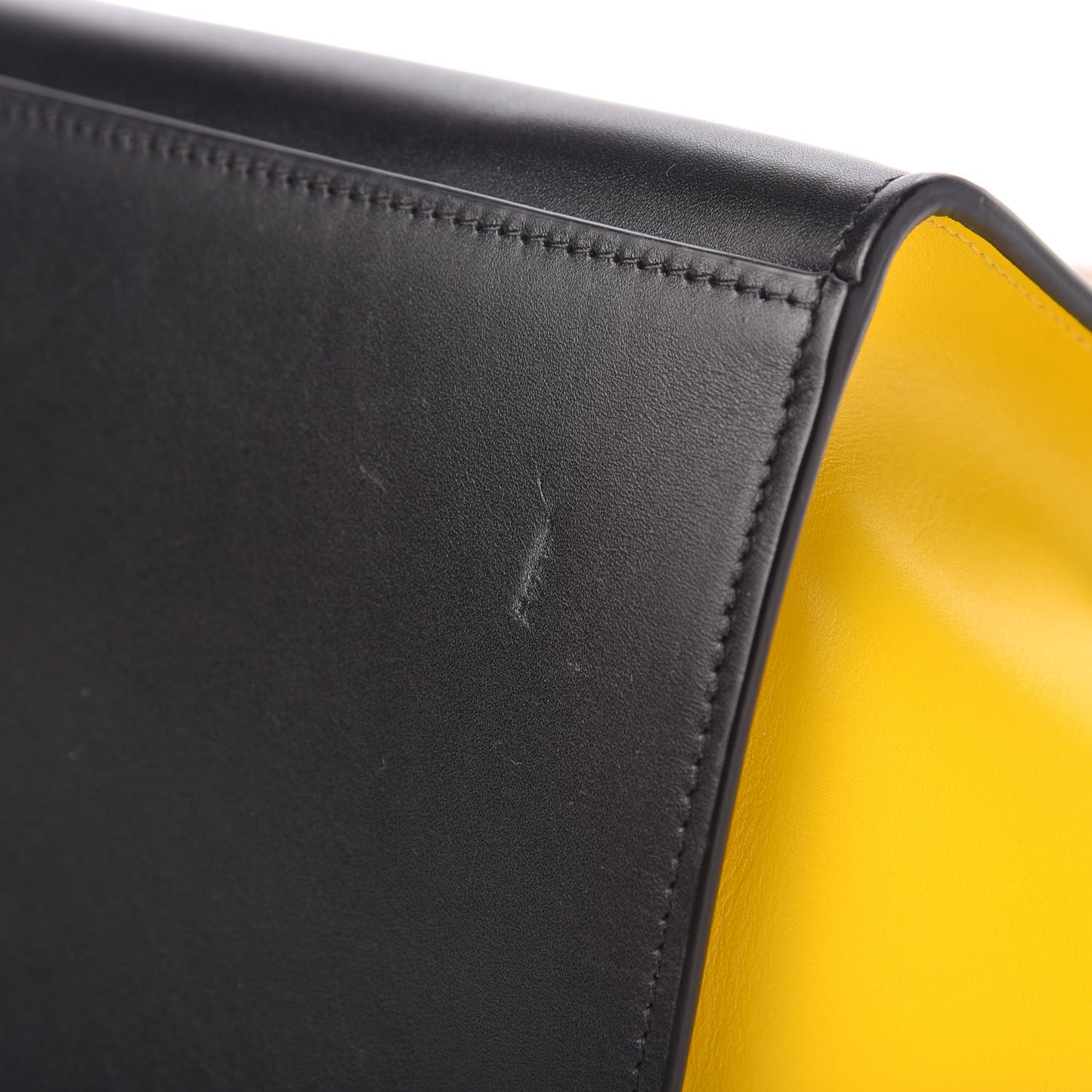 Satin Calfskin Small Tri-Color Trapeze Sun