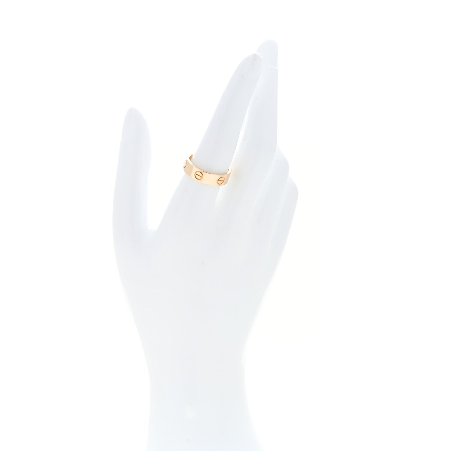 Cartier 18K Yellow Gold 5.5mm LOVE Ring 56 7.75 2 of 5