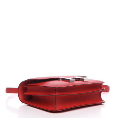 Hermes Epsom Constance 24 Rouge Casaque 3 of 16