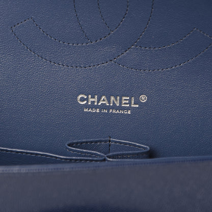 Chanel Caviar Quilted Jumbo Double Flap Blue 7 of 12