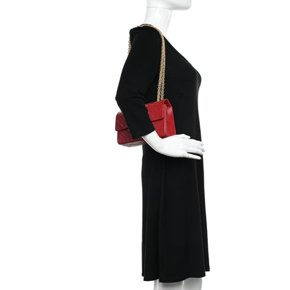 Chanel Aged Calfskin Quilted 2.55 Reissue Mini Flap Red 2 of 9