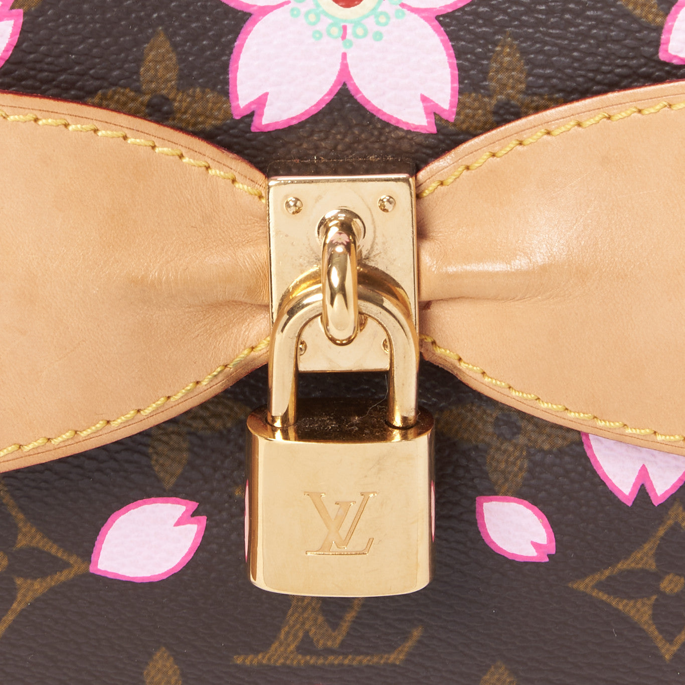 Louis Vuitton Monogram Cherry Blossom Sac Retro Bag Brown 9 of 9