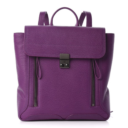 3.1 Phillip Lim 3.1 Textured Calfskin Pashli Backpack Orchid 1 of 8