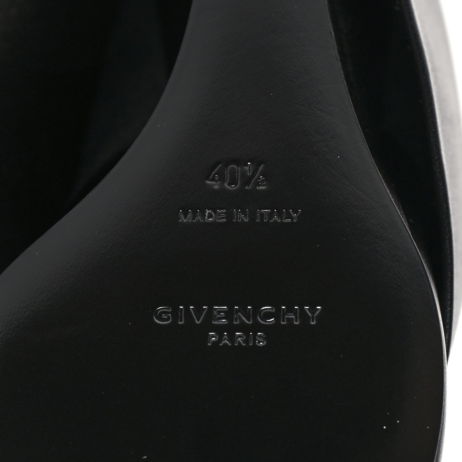 Givenchy Calfskin Shark Lock Pant Boots 40.5 Black 6 of 9