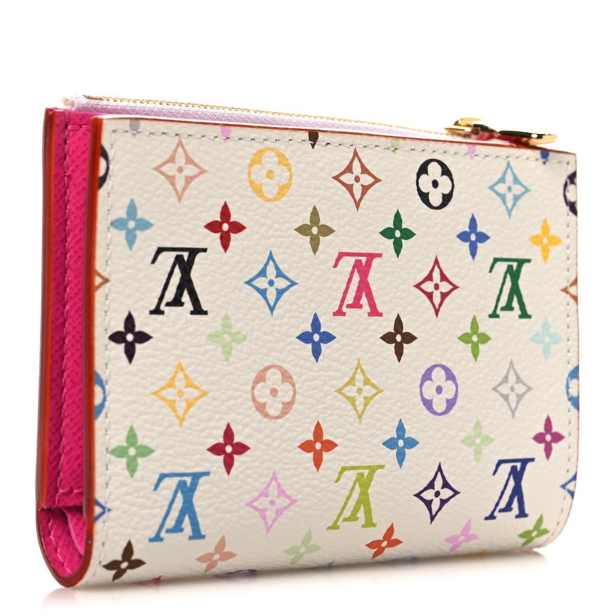 Louis Vuitton LV X TM Monogram Multicolor Lisa Wallet White 3 of 7