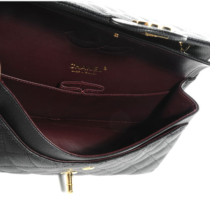 Chanel Caviar Quilted Medium Double Flap Black 6 of 9