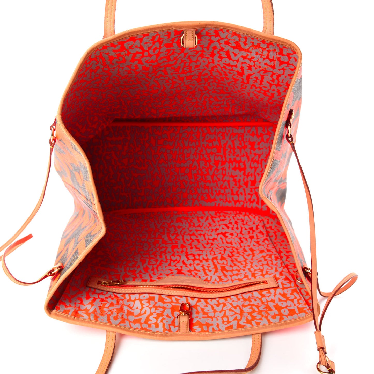 Monogram Graffiti Neverfull GM Orange