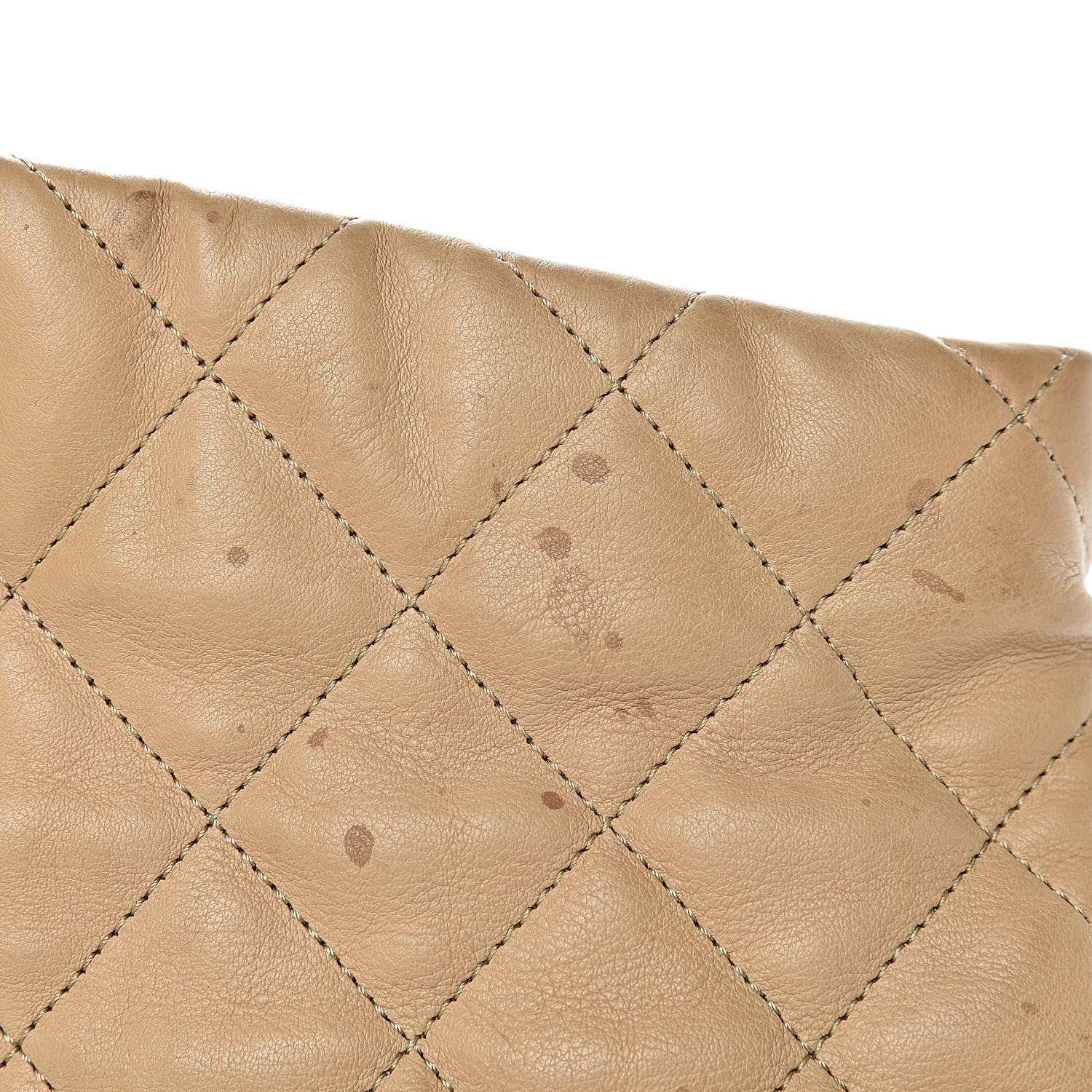 Chanel Calfskin Quilted Large Chain Me Hobo Beige 8 of 22