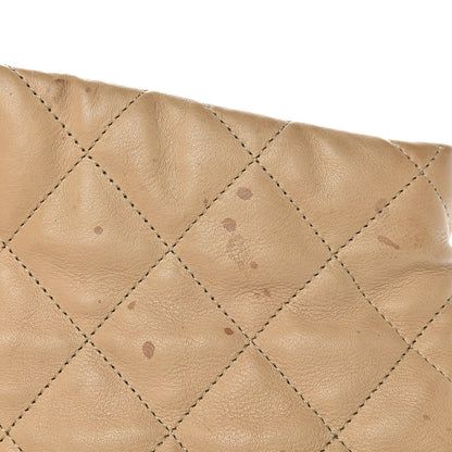 Chanel Calfskin Quilted Large Chain Me Hobo Beige 8 of 22