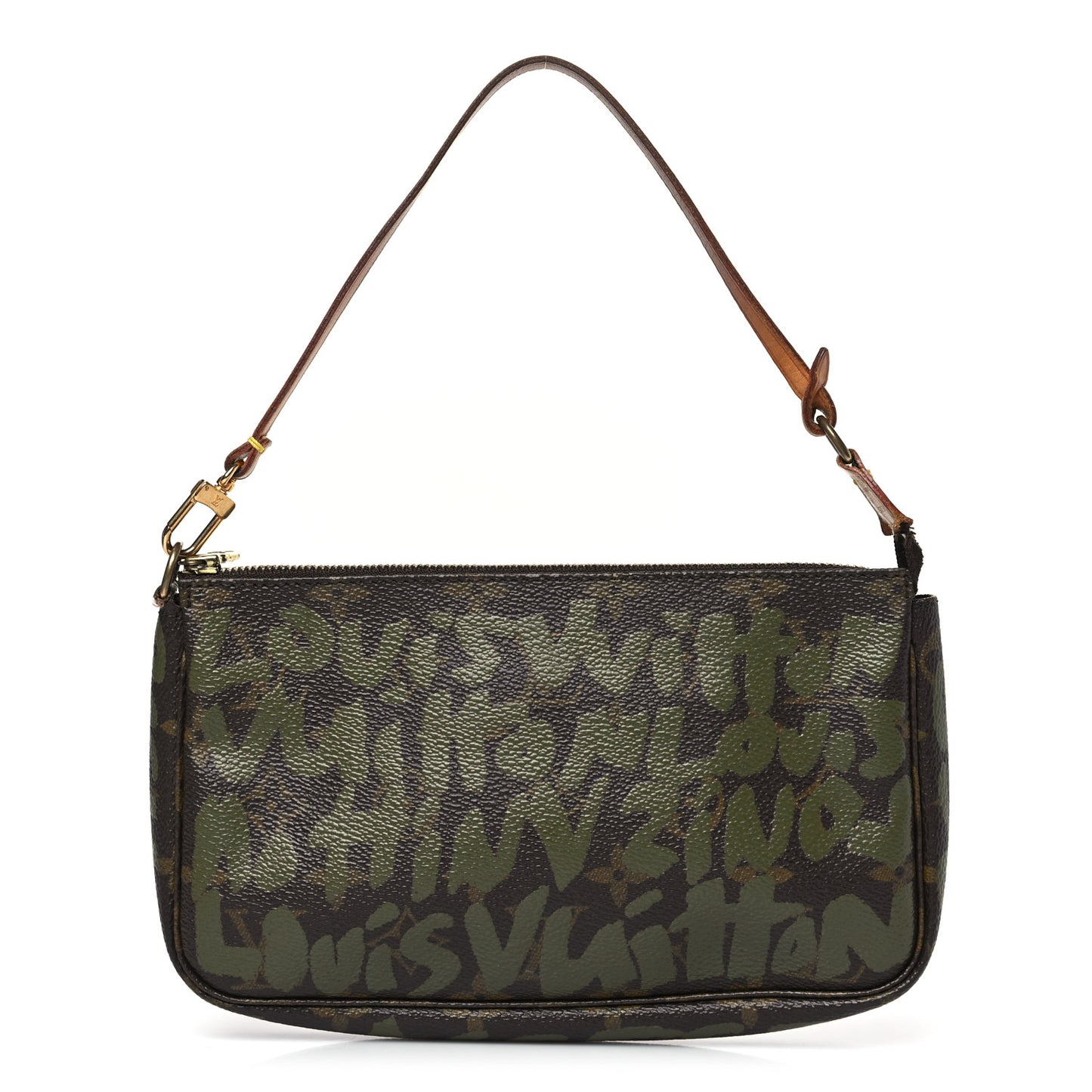 Monogram Graffiti Pochette Accessories Kaki