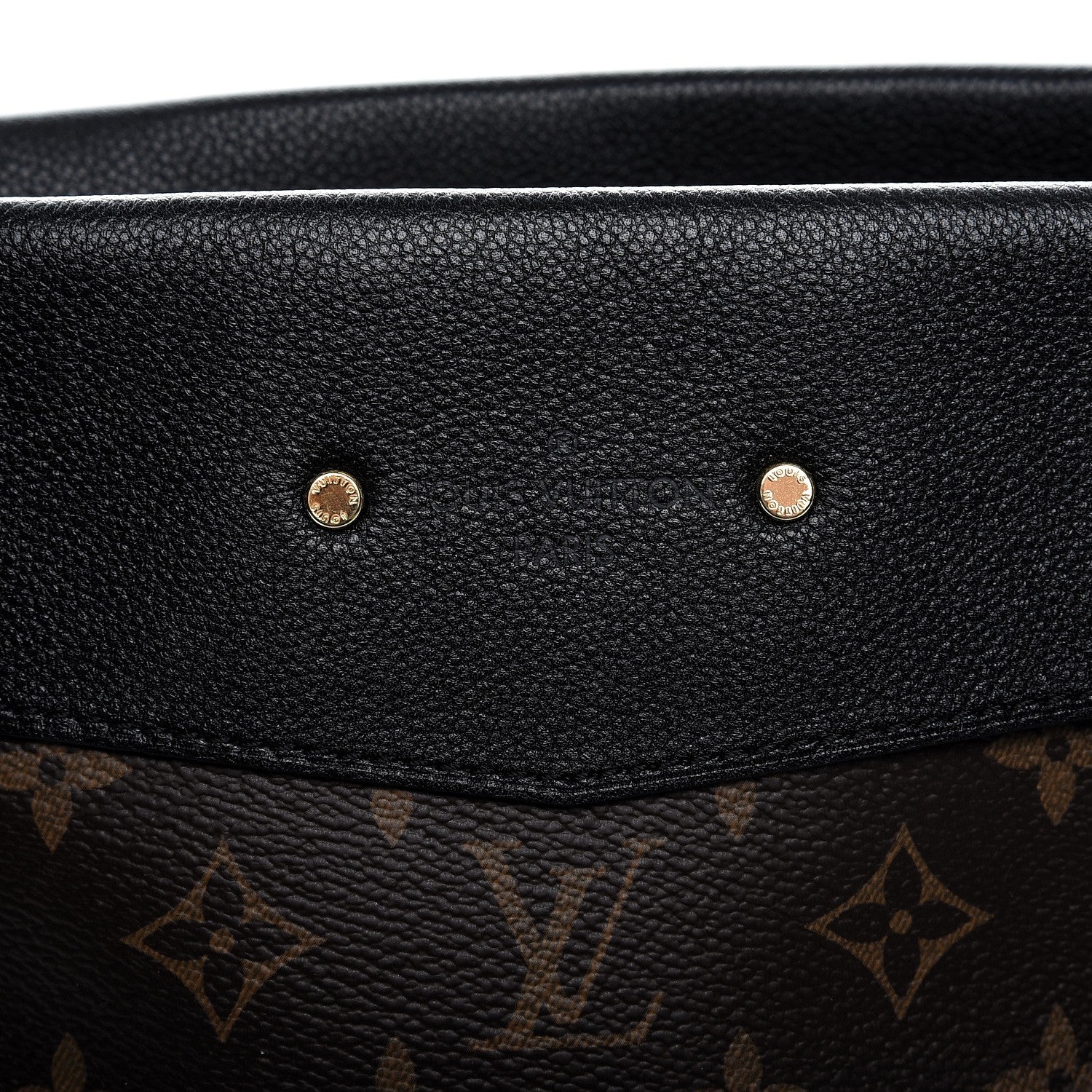 Louis Vuitton Monogram Pallas Shopper Black 9 of 9