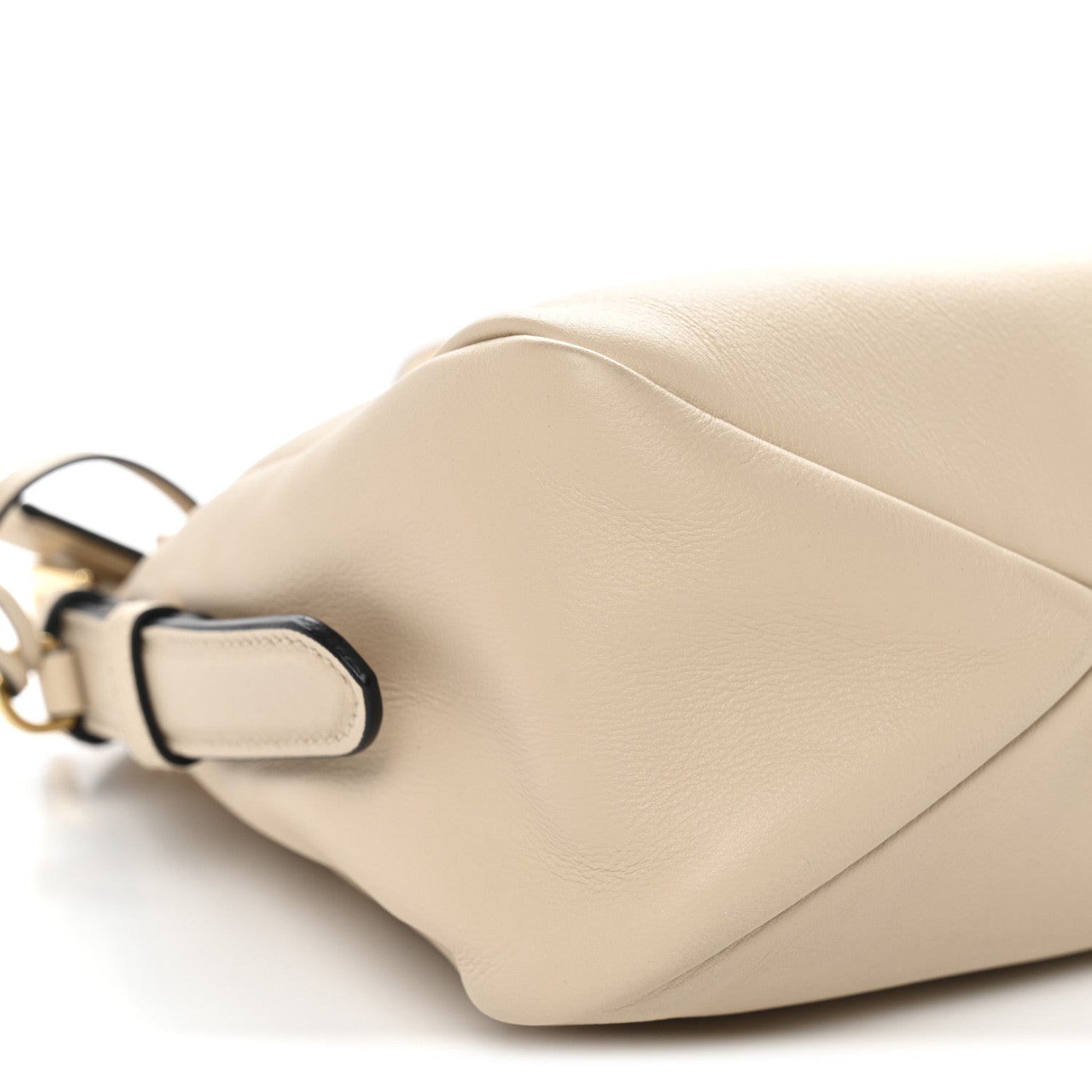 Prada Soft Calfskin Medium Aimee Shoulder Bag Travertine 8 of 10