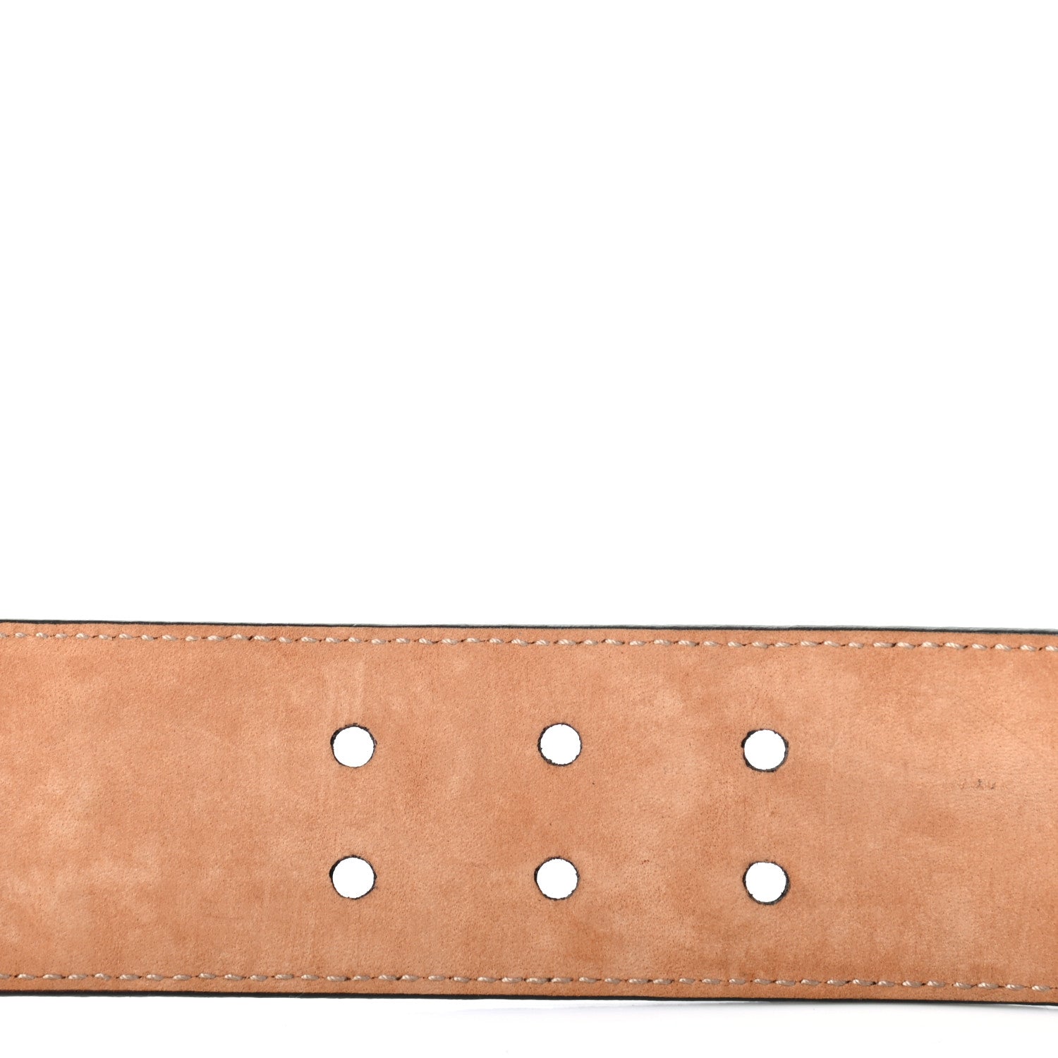 Gucci Calfskin Horsebit Studded Buckle Belt 85 34 Black 4 of 5