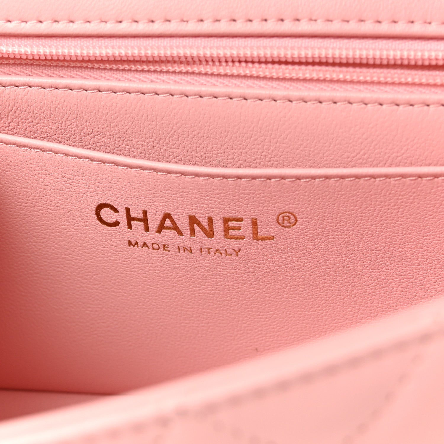 Chanel Lambskin Quilted Mini Rectangular Flap Light Pink 6 of 11