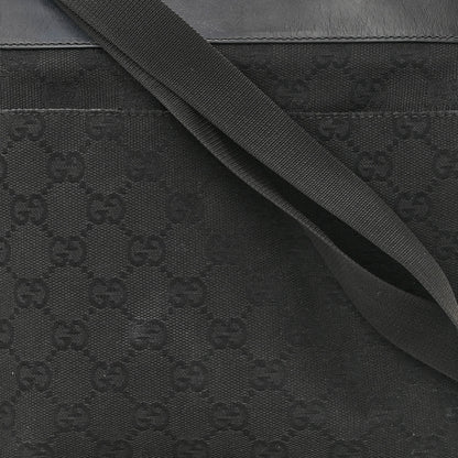Gucci GG Monogram Messenger Crossbody Bag Black 8 of 10
