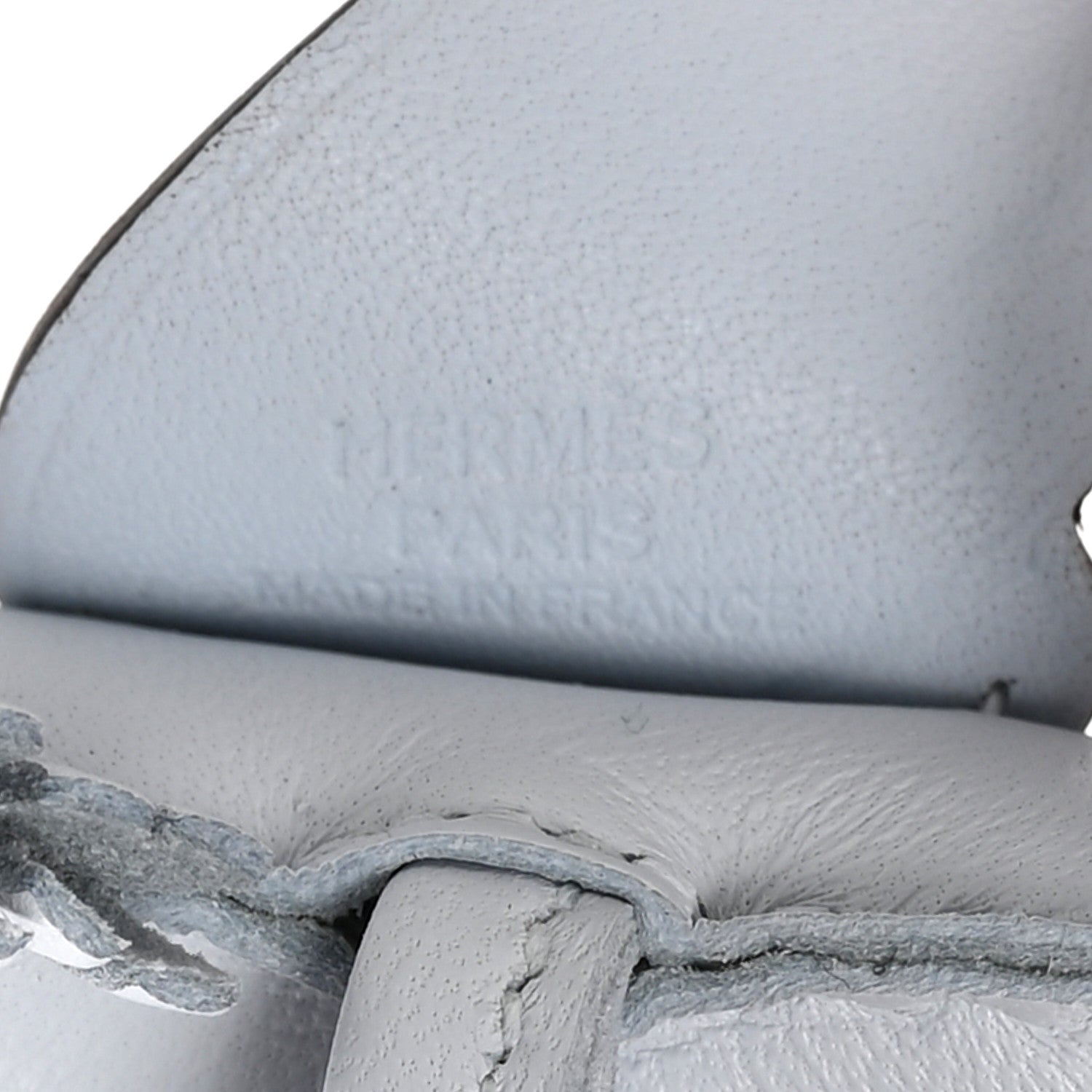 Hermes Milo Lambskin Grigri Rodeo Pegase Horse Bag Charm PM Bleu Brume 3 of 4