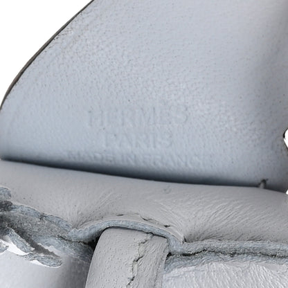 Hermes Milo Lambskin Grigri Rodeo Pegase Horse Bag Charm PM Bleu Brume 3 of 4